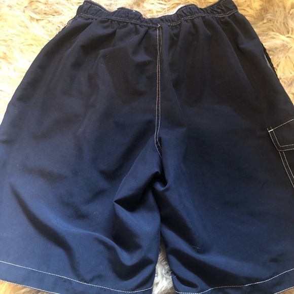 St John’s Bay Men’s Swim Trunks Sz M Navy - Picture 6 of 7